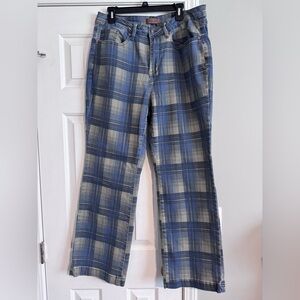 Judy Blue Straight Fit Plaid Pants